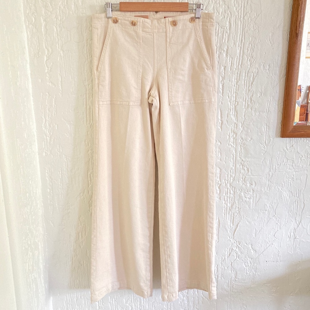 Anthropologie Pilcro and the Letterpress Beige Jeans Size 28
